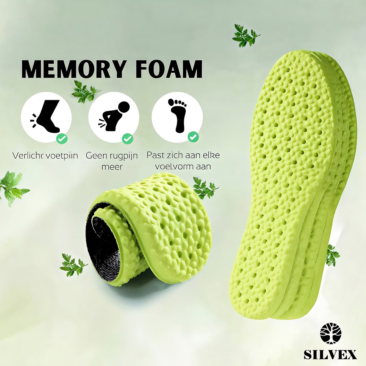 Silvex® Cloudwalk Memoryfoam Inlegzolen