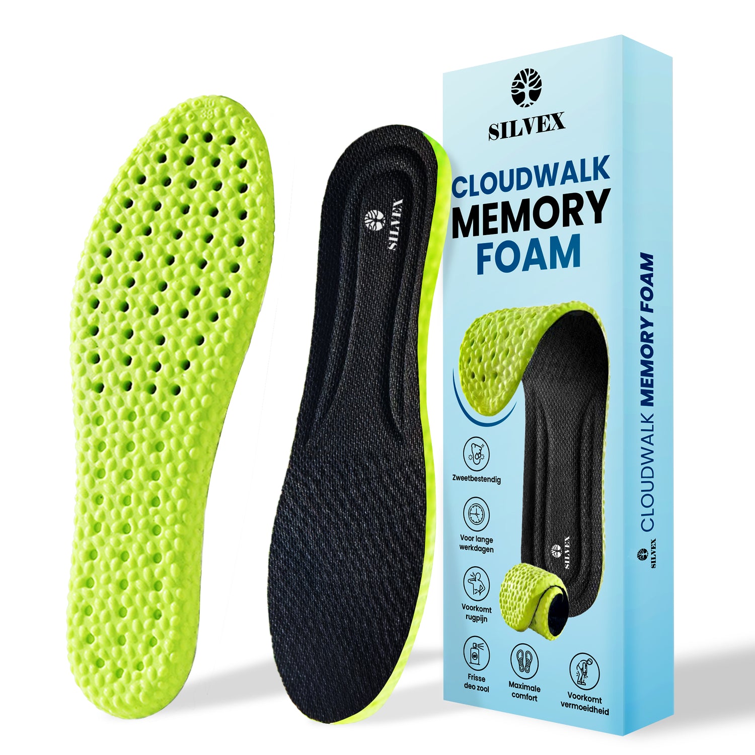 Silvex® Cloudwalk Memoryfoam Inlegzolen